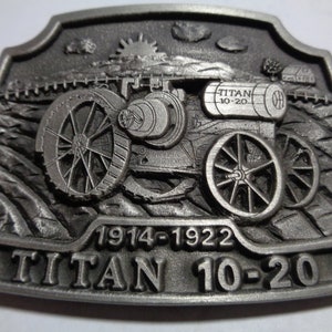 IH-International-Harvester-TITAN-10-20-Kerosene-Tractor-Belt-Buckle-Limited-Ed #070/1000
