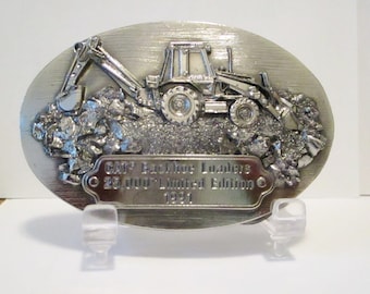 Caterpillar CAT 446 436 428 426 416 Koparko-ładowarka ciągnik 25,000th 1991 Edycja limitowana Klamra pasa Sprzęt do robót ziemnych