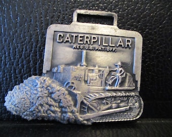 Caterpillar Cat D9 Bandtraktor Bulldozer Bulldozer Metall Fickur Flik Reklam Kampanj Perkins Machinery Company Leavens Tillverkning