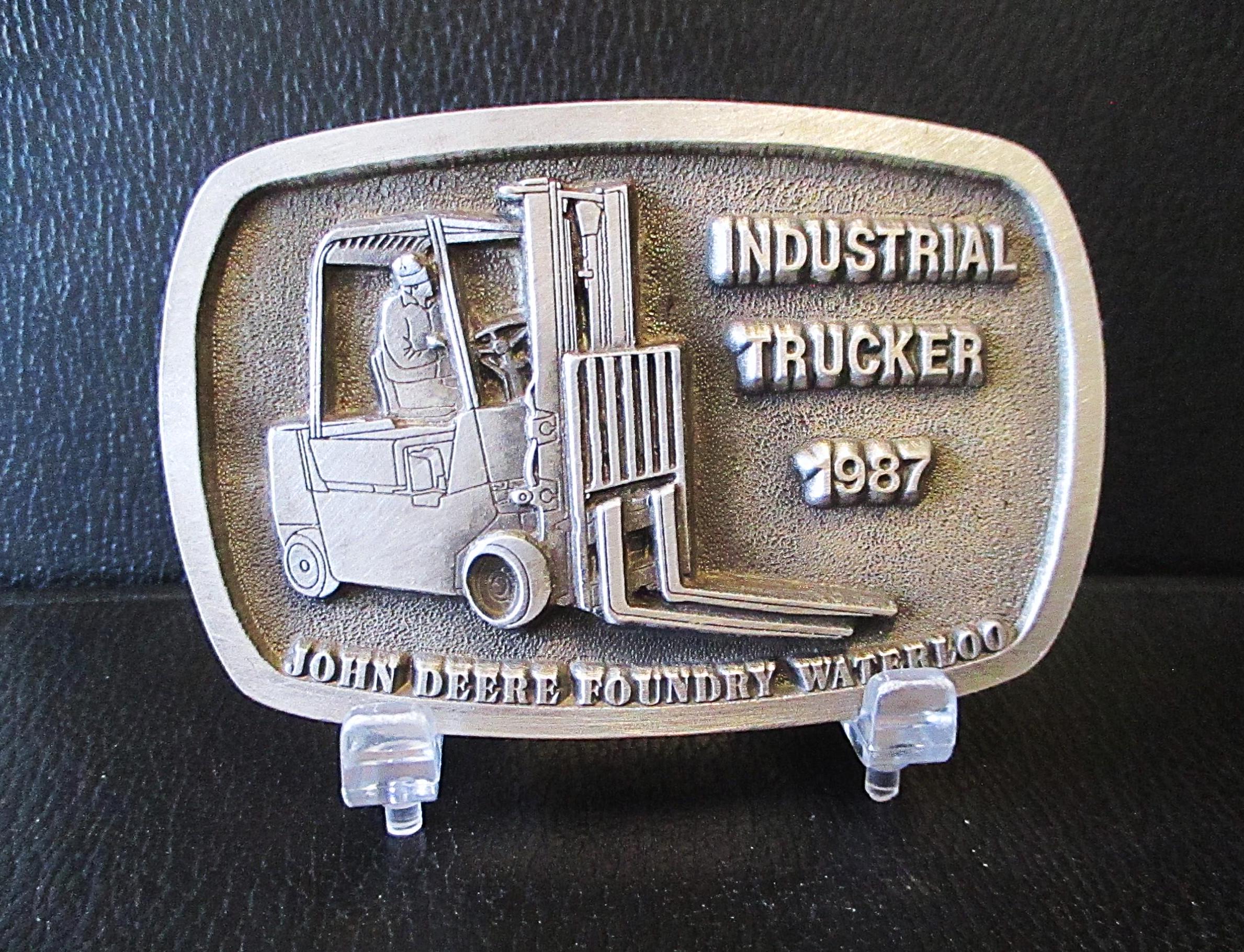 Pewter John Deere Belt Buckle - Etsy display picture 2