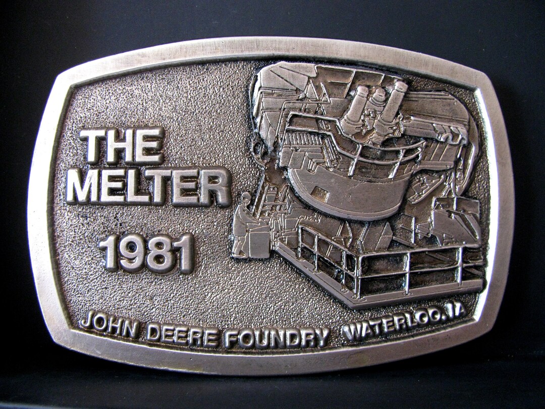 RARE John Deere Foundry Waterloo Iowa the Melter 1981 EMPLOYEE Etsy