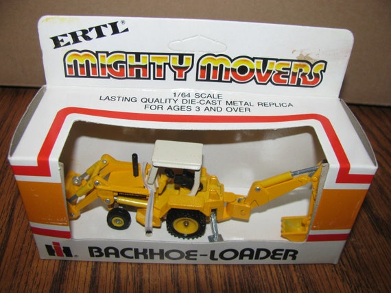 metal backhoe toy