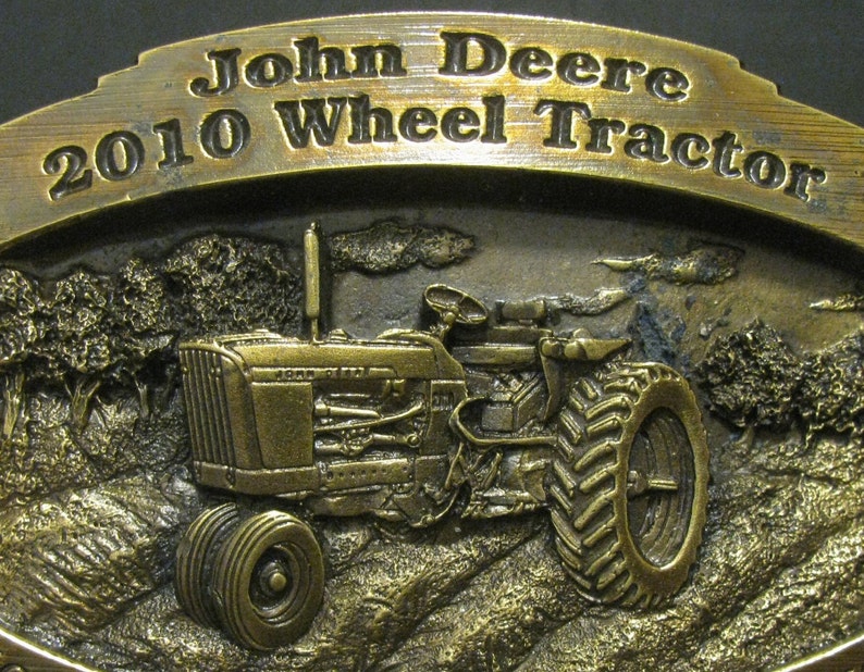 John Deere Dubuque Works Model 2010 Wheel Row Crop Tractor 1997 Brass ...