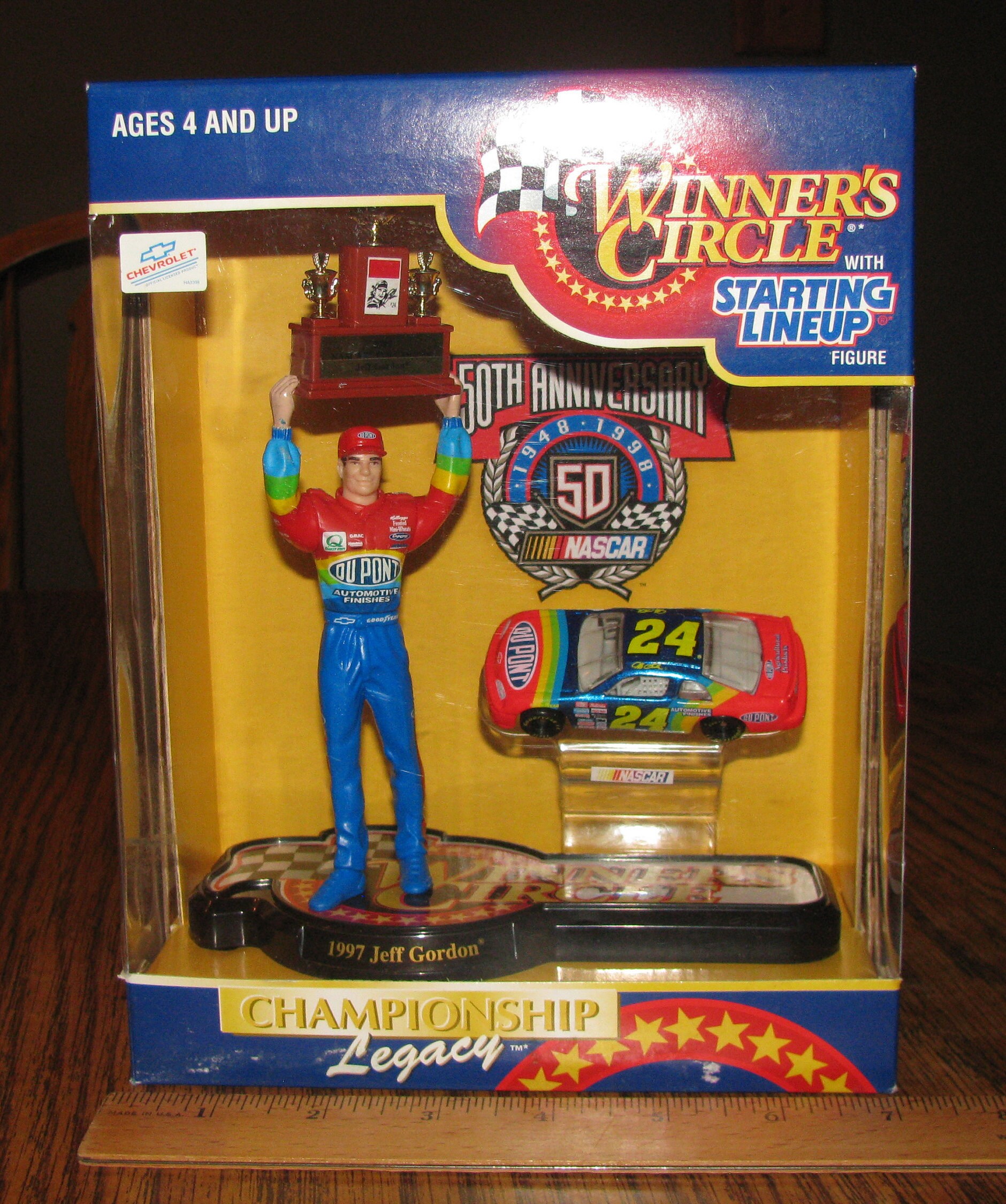 1997 Winner's Circle Jeff Gordon #24 Driver Nascar Legacy Cup