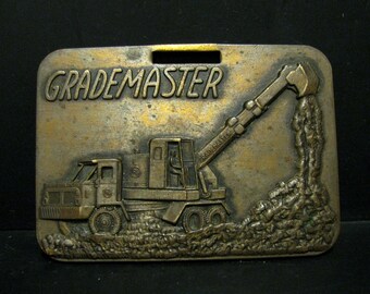 Manitowoc Shovels Draglines Cranes Brass Pocket Watch Fob  display picture 3