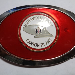 IH International Harvester Canton IL Plant Vari-Width Plow Bottom Belt Buckle
