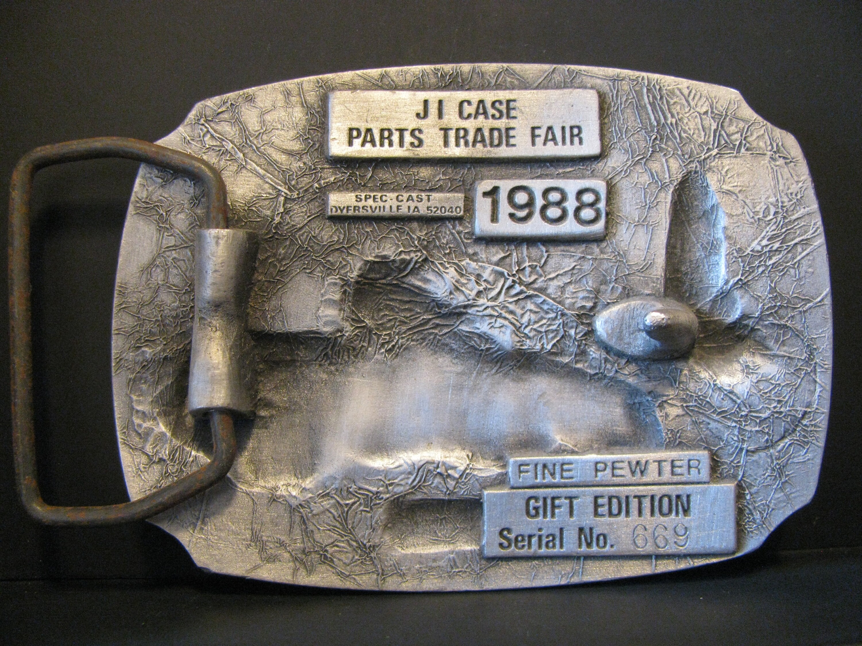 J I Case Parts Trade Fair W30 Wheel Loader Pewter GIFT  display picture 2