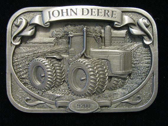 John Deere 1989 Model A Pewter Belt Buckle NEW in Box