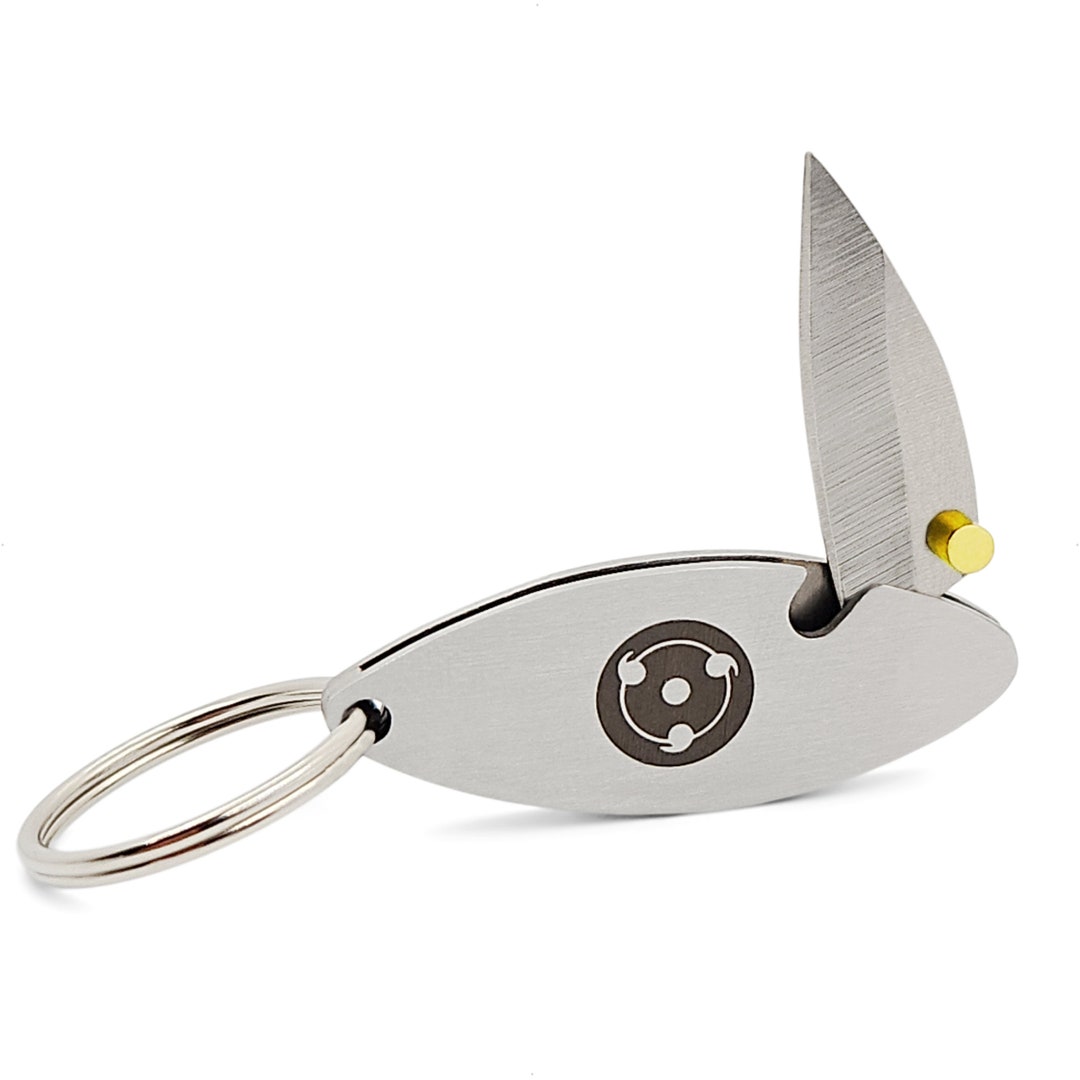 K20 TOOLS Folding Tiny Keychain Box Opener Knife Utility Box Package