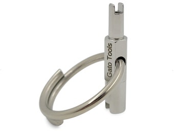 Pocket Valve Core Removal Tool Keychain - GATO Tools