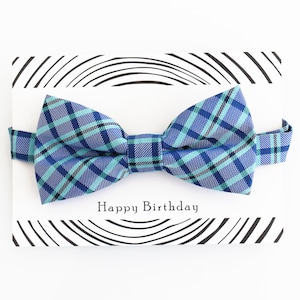 Plaid Portaonelli blu navy, regalo per il 1 ° compleanno, Fiocco per adulti per bambini, Pre legato regolabile di alta qualità, Bomboniera per bambini, fiocco per bambini