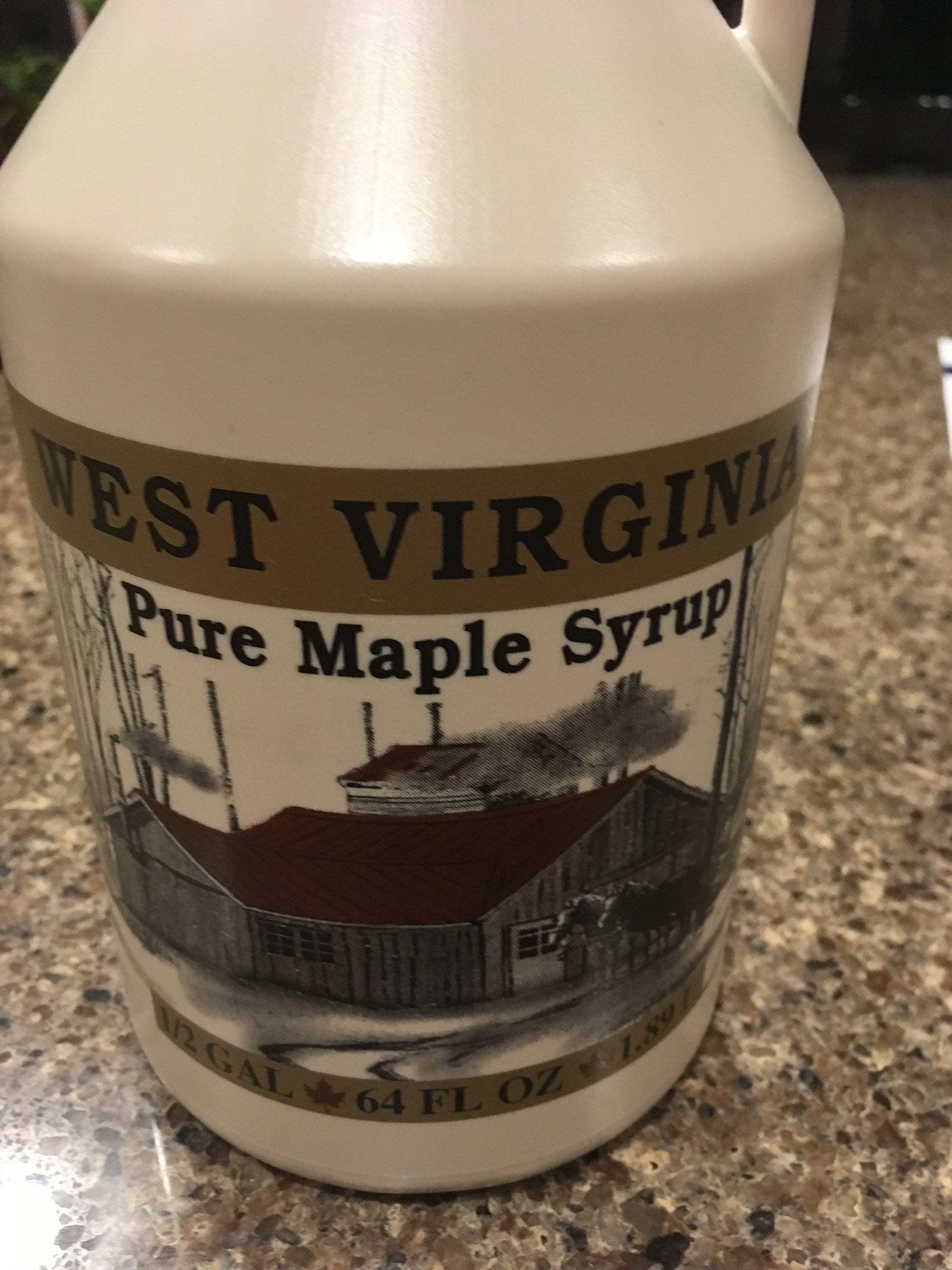 1/2 Gallon Organically Produced WV Maple Syrup Etsy
