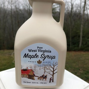 Pint Biologisch hergestellter WV Maple Sirup
