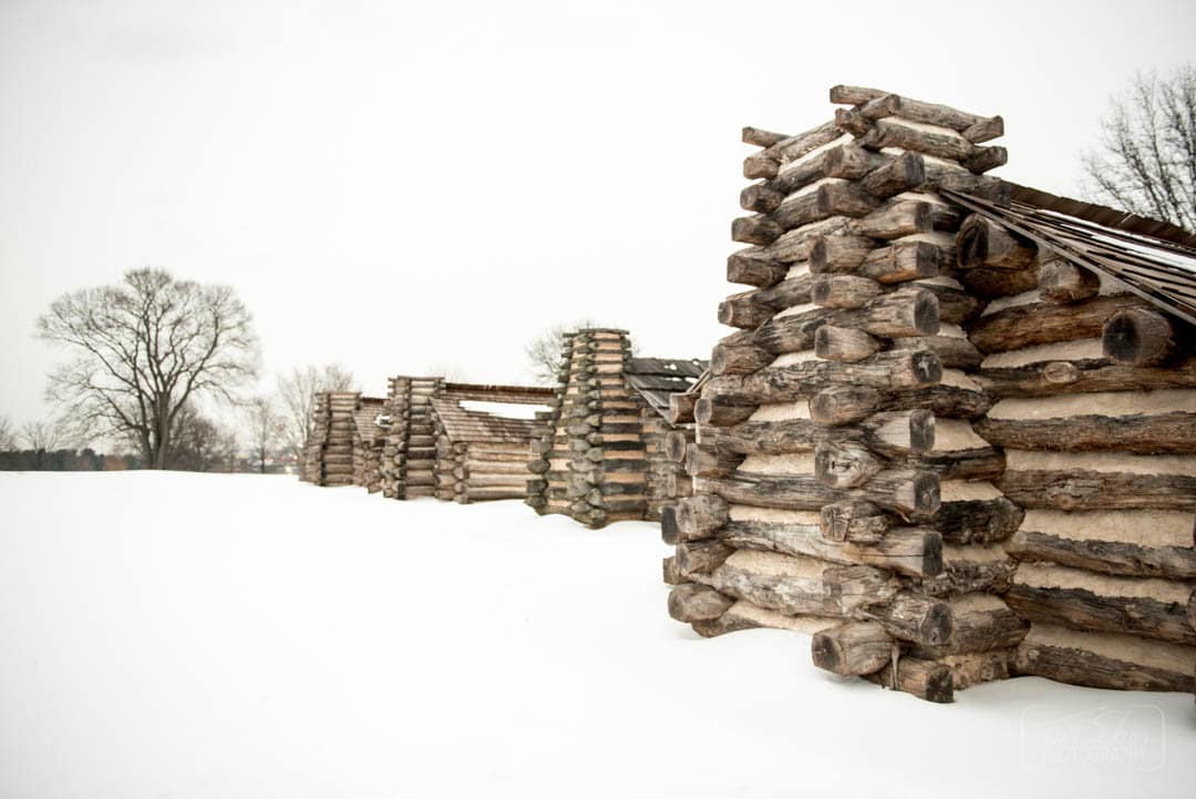 Valley Camp in the Snow National Park Photograph Winter Monotone