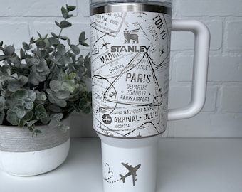 Passport Engraved Tumbler- Stanley, Simple Modern