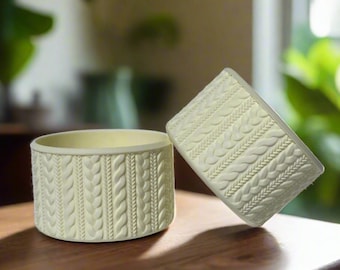 CATHY (Cream ) | Cable Knit Sweater | Silicone Tumbler Boot