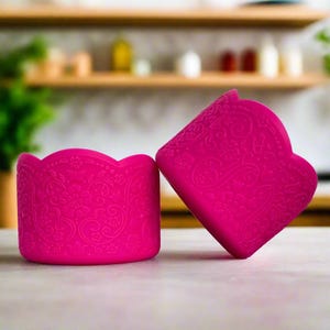 PENELOPE (Punch Pink) | LUXE Collection | Silicone Tumbler Boot