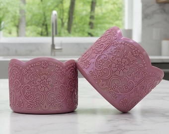 LAURA Shimmer (Antique Pink Shimmer) | LUXE Collection | Silicone Tumbler Boot