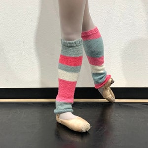 Custom hand knit ballet legwarmers-short