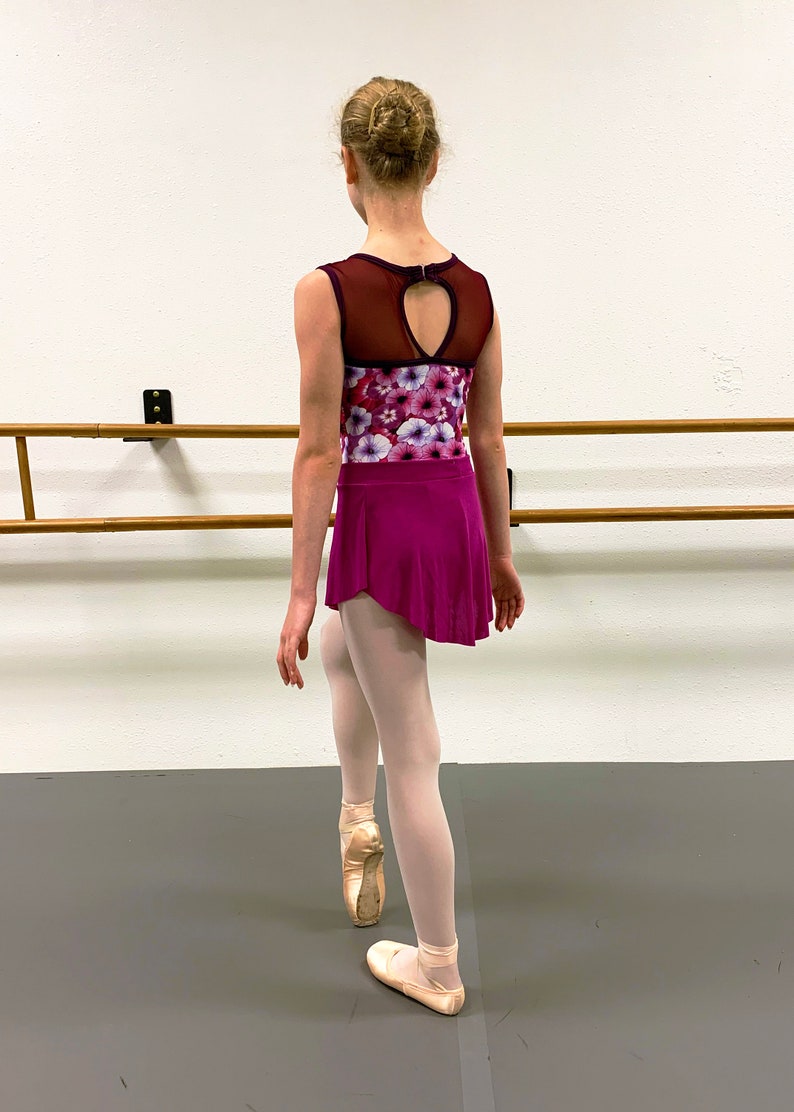 Ballet Leotardglissade Style in Pink Floral Etsy