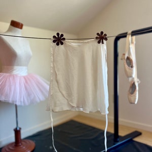 Ballet wrap skirt-cream