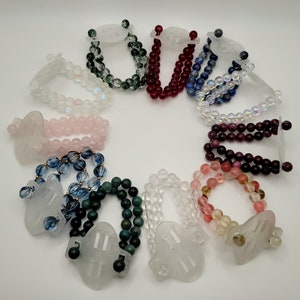 Corsage Bracelet for DIY Wristlet Corsage, Wristlet Corsage Bracelet for prom or wedding, Gemstone Corsage Bracelet, Beaded Corsage Bracelet