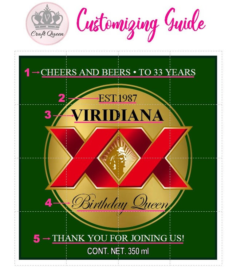Beer Custom Labels - Etsy