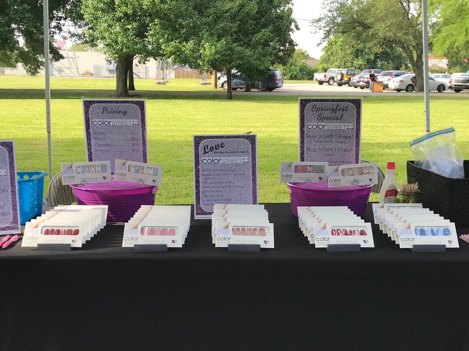 Color Street Display Etsy