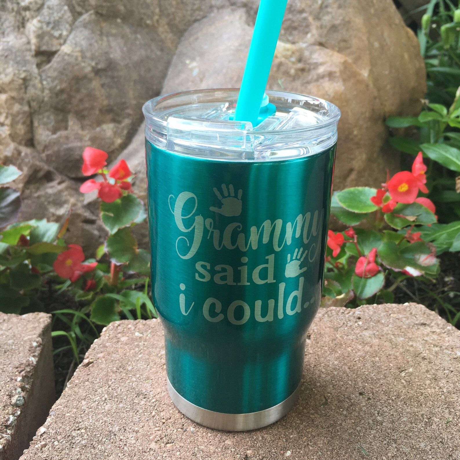 Kids Custom Etched Tumbler Color 20 Oz Engraved Double Etsy