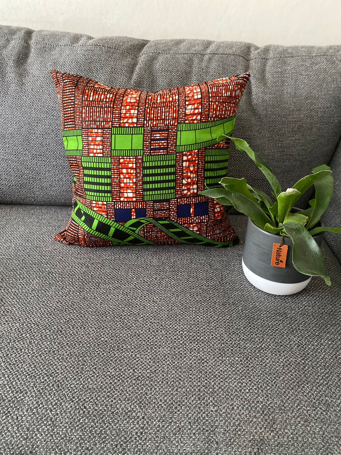 Decorative cushion cover African Wax Print Cushion African Etsy