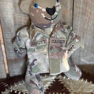 Handmade Military Bear