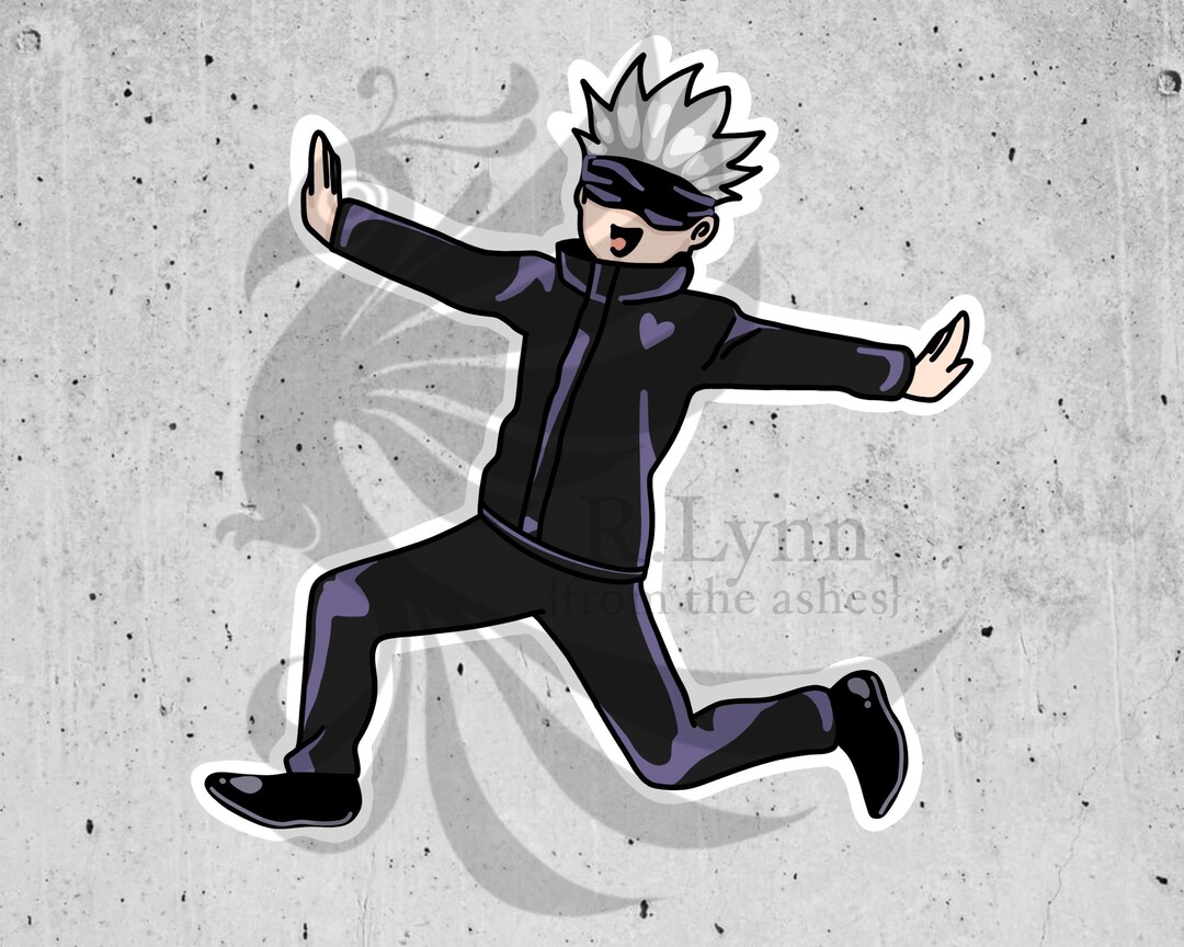Gojo Sticker 3 Anime Manga Ships on Mondays - Etsy