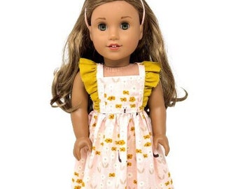 Pinafore Dress - 18" Doll Dress - American Girl® Dress