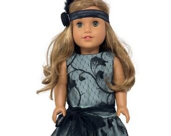 Daisy Flapper - 18" Doll Dress - 1920s Flapper Dress - American Girl® Dress