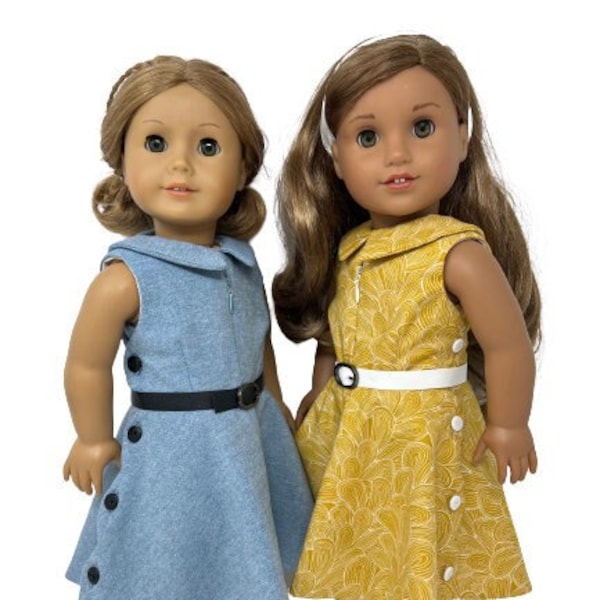 The Lucille Dress - 18" Doll Dress - American Girl® Doll Dress - 1950's Doll Dress