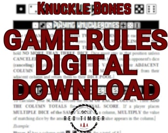 Knuckle Bones Digital Game Rules