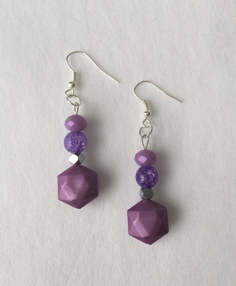 Lavender Layered Necklace Set