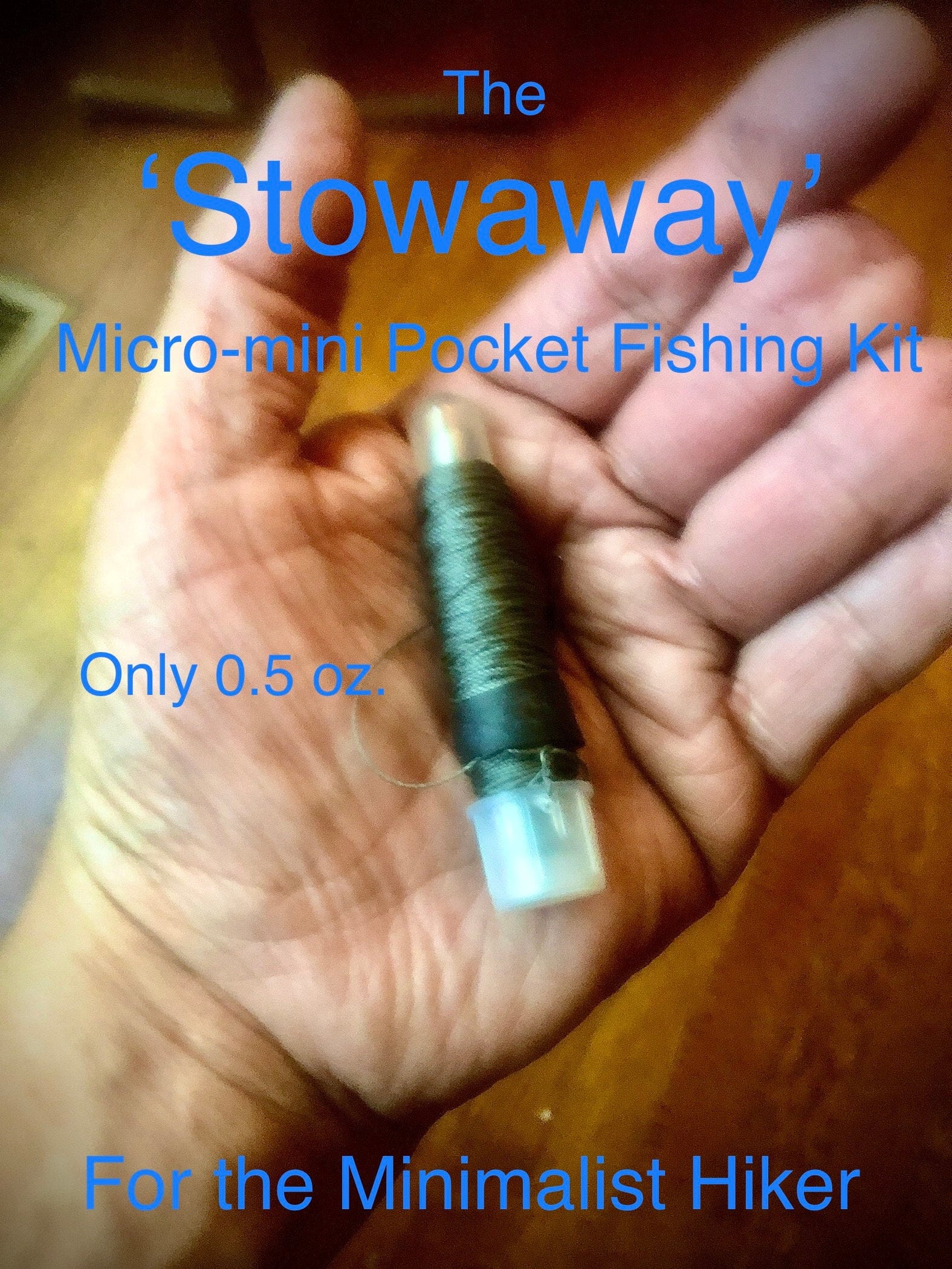 The Stowaway Micro-mini-fishing Kit Only .5 Ounces. Many Free Tackle  Refills 