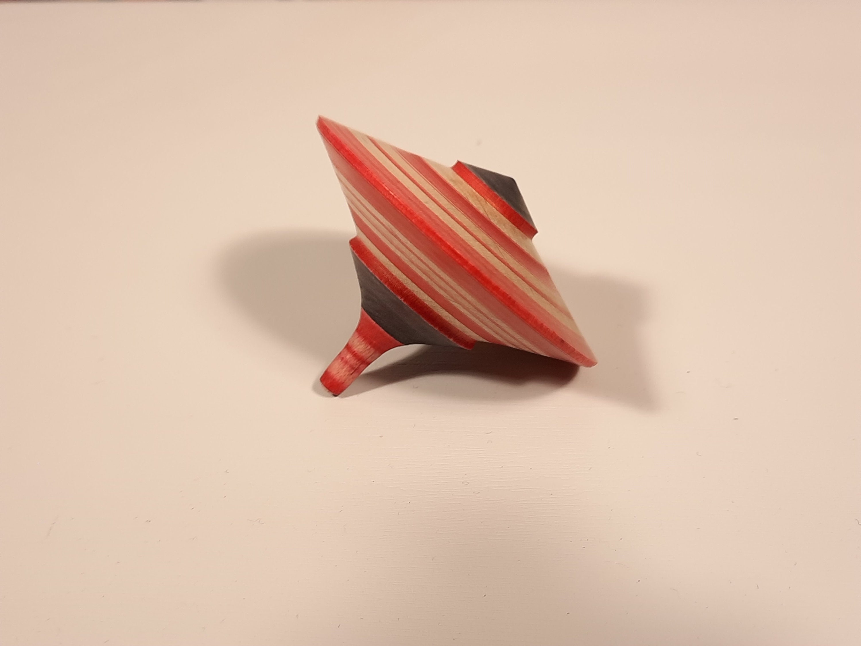 Hand made colorful wooden spinning tops Etsy