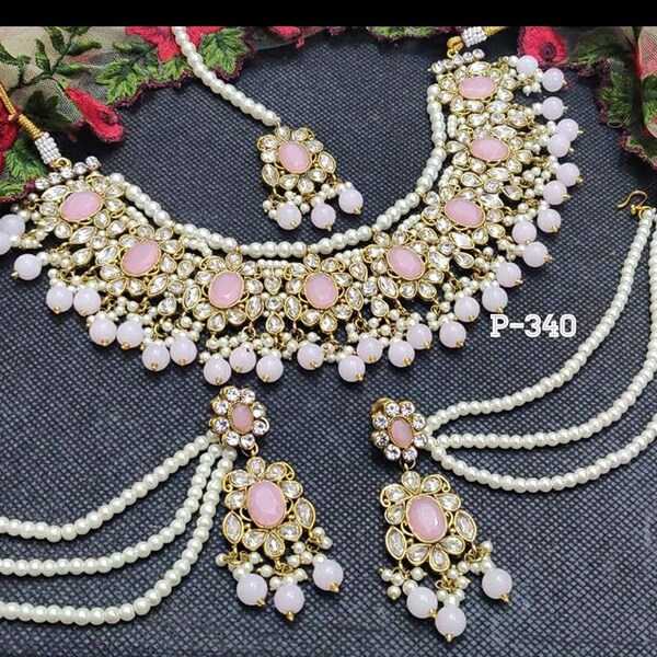 Polki Gemstone Bridal/Bridesmaid Set