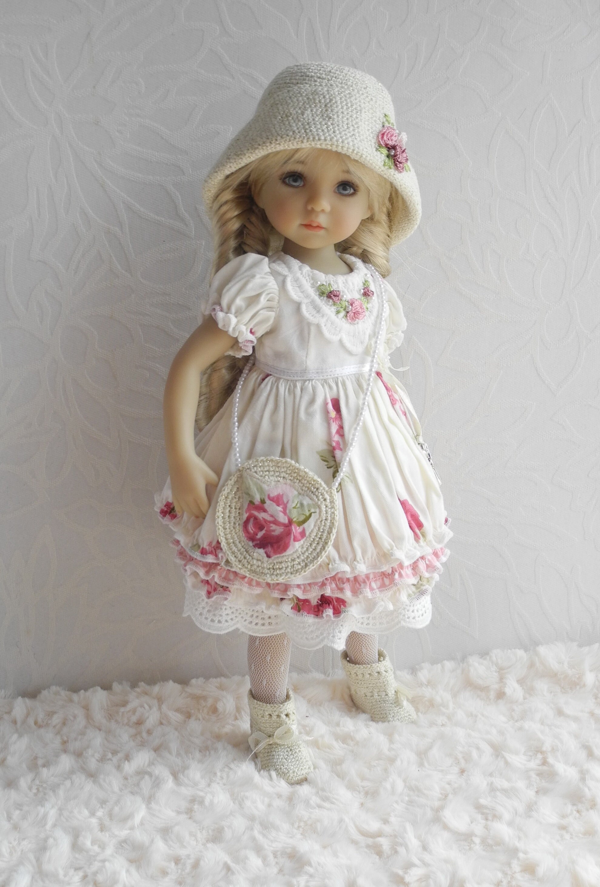 Little Darling Dianna Effner doll clothes dress with lace | Etsy