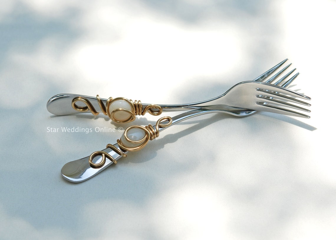 Cake serving set wedding vintage gold & ivory cake server and Etsy