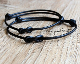 Mommy and Me Infinity Cord Bracelets: Back to School Friendship Gift