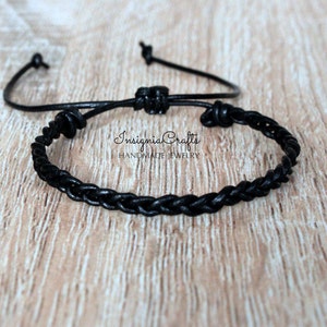 Braided leather deals anklets