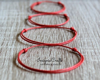 Family bracelets, Red String Bracelets, Red Bracelets, Mom Dad Baby Child Bracelet, Vegan Women Mens String Bracelet Mommy Family Gift