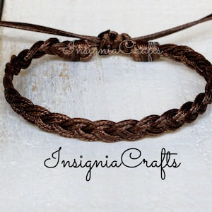 Brown Anklet Surfer Anklet Mens Bracelet Gifts For Men Gifts For Dad For Father For Brother For Boyfriend Vegan Anklet For Men Jewelry Gifts