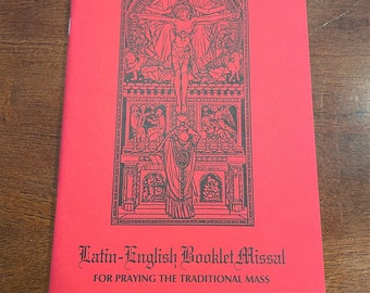 The Latin/English Mass Missal (Brand New)