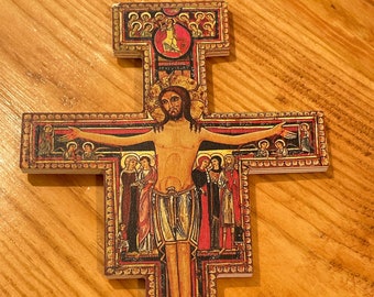 Vintage San Damiano Crucifix (10 Inch)