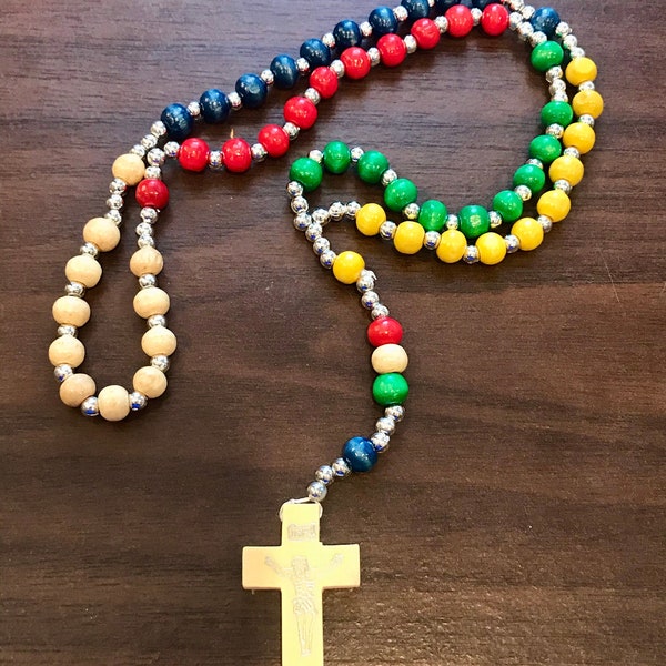 World Peace Rosary (6mm Wood)