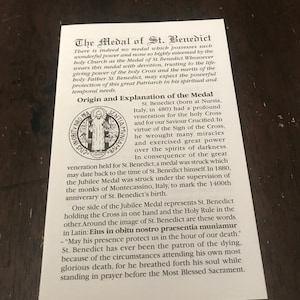 The Medal Of St. Benedict Tract